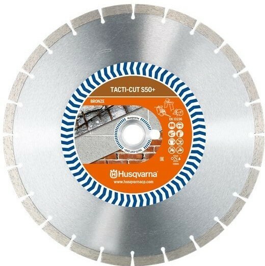 Tarcza diamentowa Husqvarna Tacti-Cut S50 Plus 350 mm do betonu (otwór montażowy 20 mm)