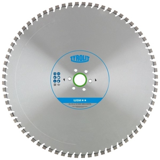Tarcza diamentowa Tyrolit Standard WSM 1200 mm do betonu (szerokość 4,4 mm, otwór montażowy 12M109)