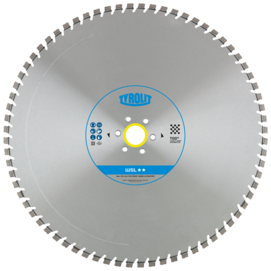 Tarcza diamentowa Tyrolit Standard WSL 825 mm do betonu (szerokość 4,9 mm, otwór montażowy 12M109)