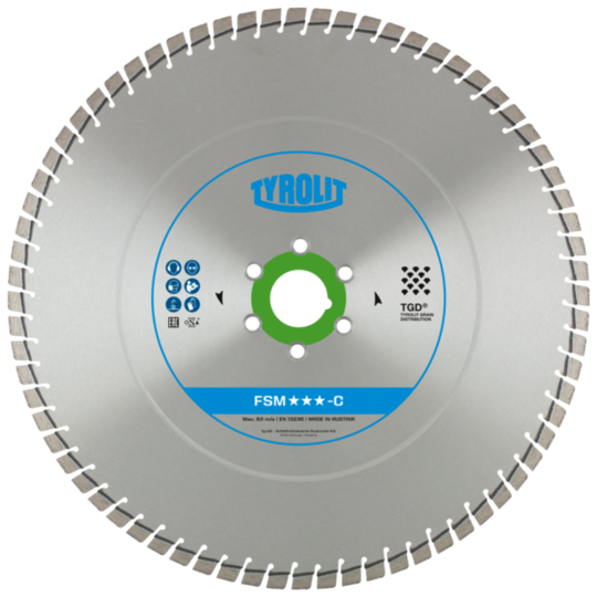 Diamond blade Tyrolit Premium FSM-C 450 x 3,9 mm, 35/25,4 mm