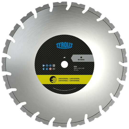 Tarcza diamentowa Tyrolit Basic DCU 300 mm do betonu (szerokość 2,6 mm)