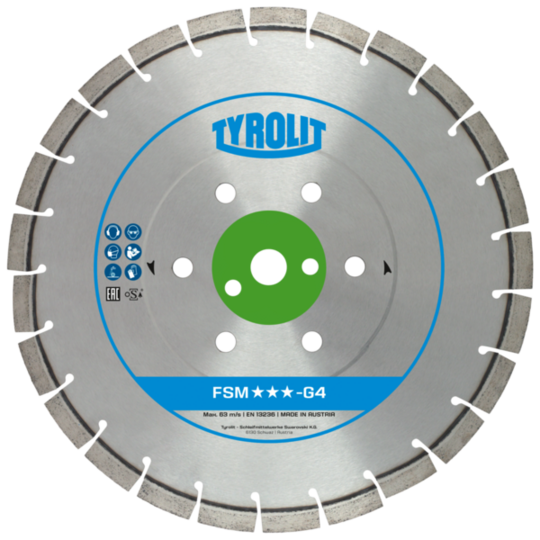 Diamond blade Tyrolit Premium FSM-G4 300 x 2,4 mm