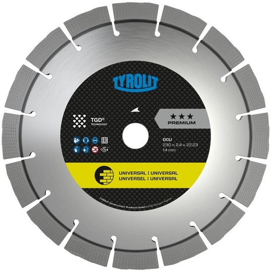 Diamond blade Tyrolit Premium DCU 4in1 350 x 3 mm x 22,23 MM