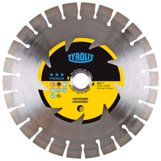 Diamond blade Tyrolit Premium DCU 400 x 3,2 mm, 25,4 mm