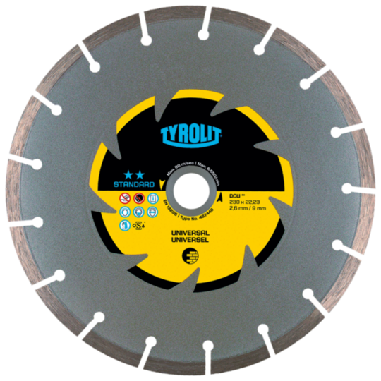 Diamond blade Tyrolit Standard DCU 350 x 3 mm