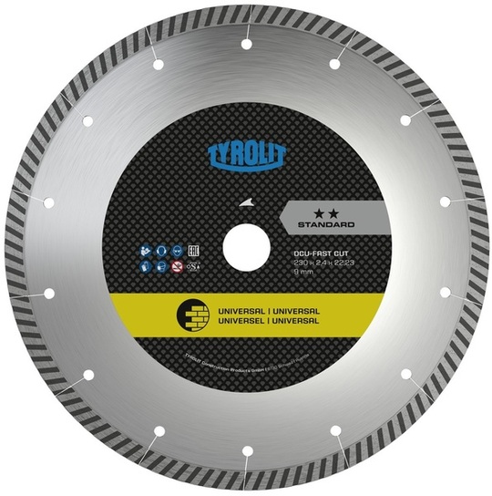 Diamond blade Tyrolit Standard DCU-FC 300 x 3 mm x 20 MM