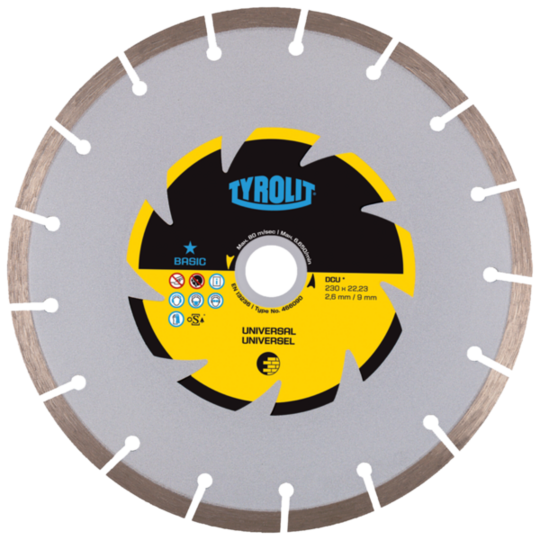 Diamond blade Tyrolit Basic DCU 350 x 3 mm x 20 MM