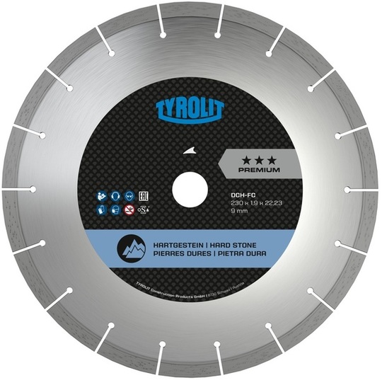 Tarcza diamentowa Tyrolit Premium DCH-FC 115 mm do ceramiki, marmuru, wapienia i granitu (szerokość 1,2 mm)