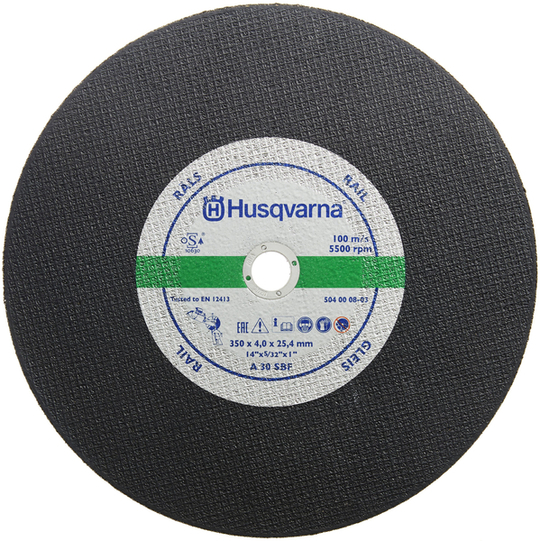 Abrasive disc (Railway rail) Husqvarna 400 mm (25,4 mm)