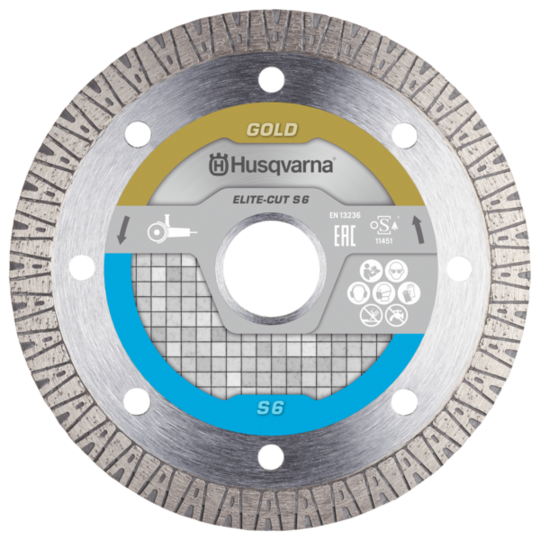 Tarcza diamentowa Husqvarna Elite-Cut S6 115 mm do płytek ceramicznych, twardej glazury i porcelany