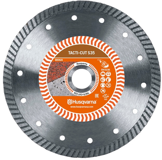 Tarcza diamentowa Husqvarna Tacti-Cut S35 125 mm do betonu, cegły, płytek ceramicznych i kamienia naturalnego