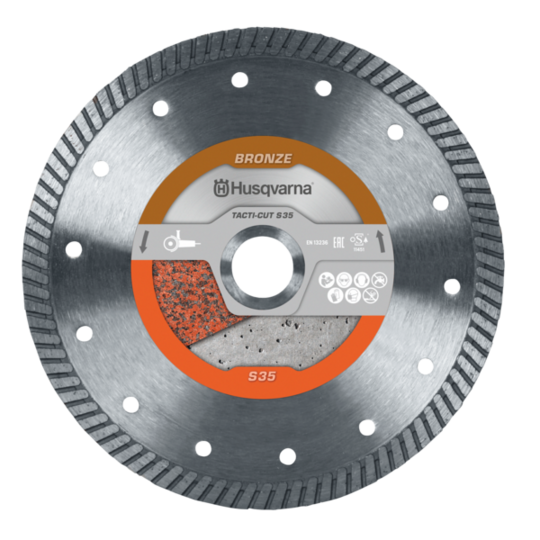 Tarcza diamentowa Husqvarna Tacti-Cut S35 230 mm do betonu, cegły, płytek ceramicznych i kamienia
