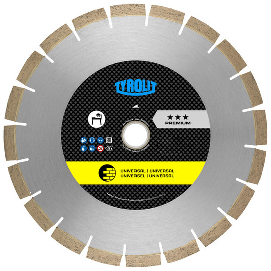 Diamond blade Tyrolit Premium TSU-Silent 625 x 3,6 mm