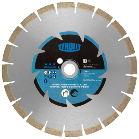 Diamond blade Tyrolit Premium TSH-Silent 300 x 2,8 mm