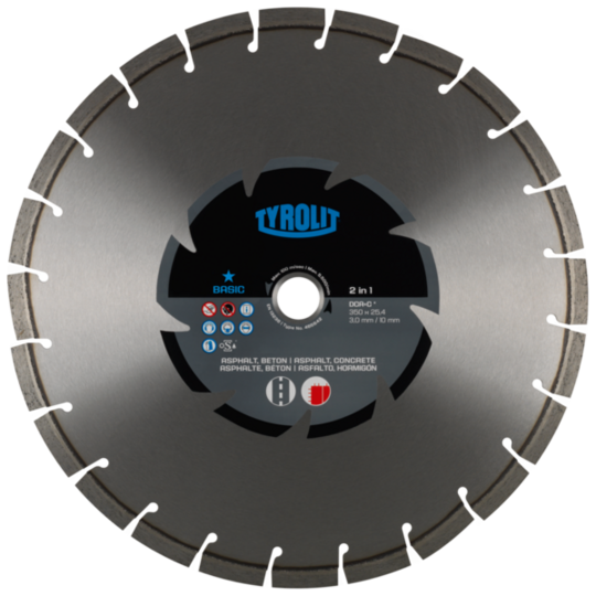 Tarcza diamentowa Tyrolit Basic DCA+C-2in1 300 x 2,8 mm (20 mm)