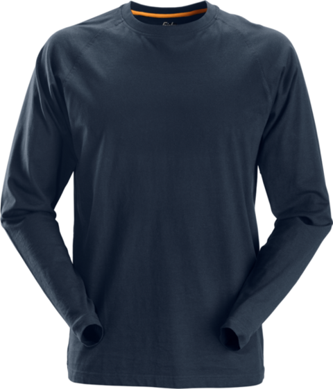 Męski T-shirt Snickers AllroundWork z długim rękawem - Granatowy