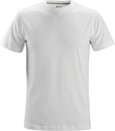 Męski T-shirt Snickers z krótkim rękawkiem - Biały