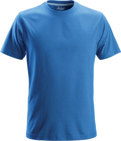 Męski T-shirt Snickers z krótkim rękawkiem - Niebieski