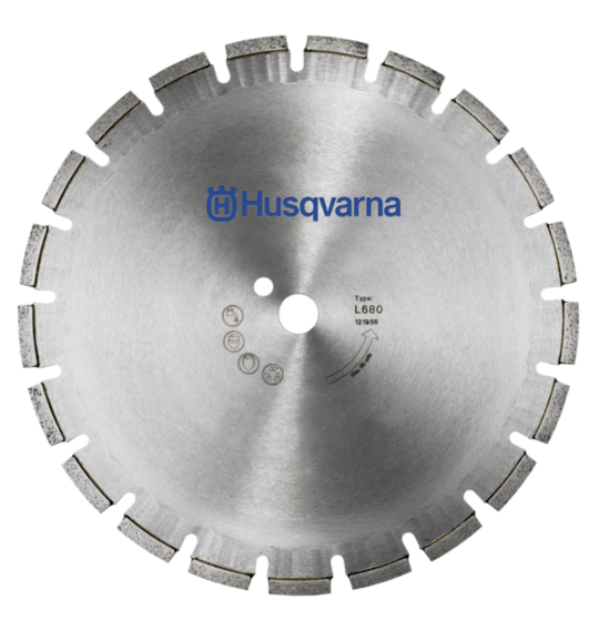 Diamond blade Husqvarna L630 450 mm segment widtg 6 mm