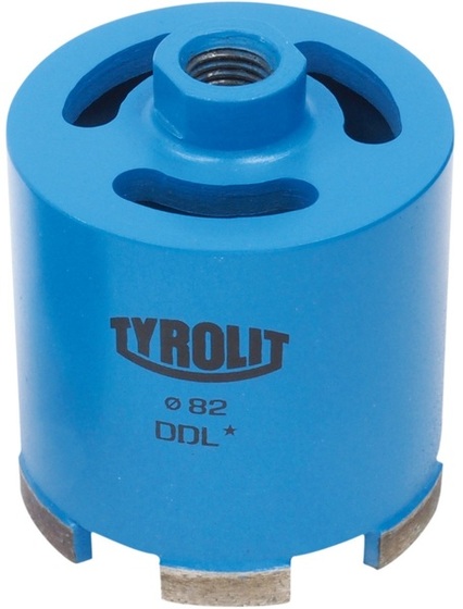 Diamond Drill Bit Tyrolit Basic DDL 82 mm