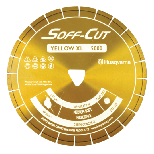 Diamond blade for Husqvarna XL14-5000 Soff-Cut power cutters