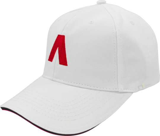 White baseball cap Ammann