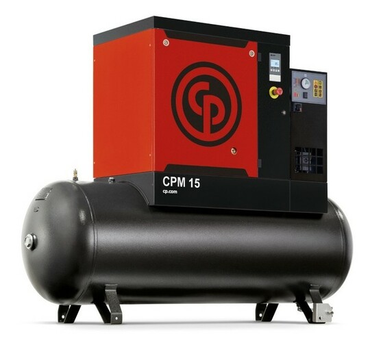 Screw compressor Chicago Pneumatic CPM 10-10-400 DX_500L