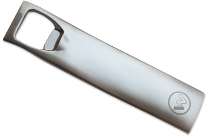 Metalowy otwieracz do butelek Wacker Neuson