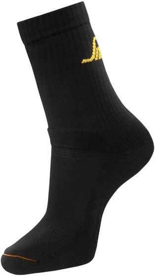 Cotton socks Snickers AllroundWork, 3 pairs - Black