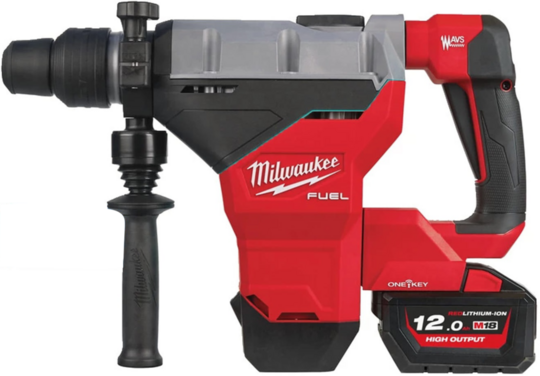 Młotowiertarka wielofunkcyjna SDS-Max Milwaukee M18 FHM-121C (+ akumulator 12 Ah + ładowarka + walizka)