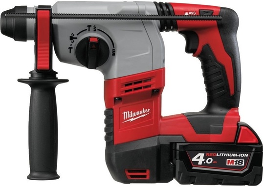 Młotowiertarka wielofunkcyjna SDS-Plus Milwaukee HD18 H-402C (+ 2x akumulator 4 Ah + ładowarka + walizka)