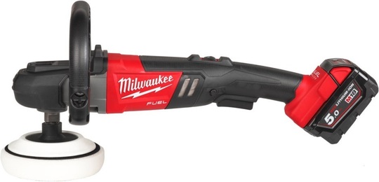 Polerka Milwaukee Fuel M18 FAP180-502X (+ 2x akumulator 5 Ah + ładowarka + walizka)
