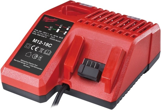 Charger for batteries Redlithium-ion Milwaukee M12-18C