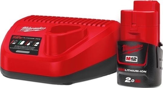 Akumulator 2 Ah z ładowarką Milwaukee NRG Pack M12 NRG-201