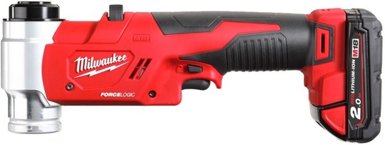 Prasa hydrauliczna Milwaukee M18 Force Logic HKP-201C ( akumulator 2 Ah + ładowarka + walizka)