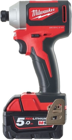 Zakrętarka udarowa ¼″ Milwaukee M18 BLID2-502X (+ 2x akumulator 5 Ah + ładowarka + walizka)