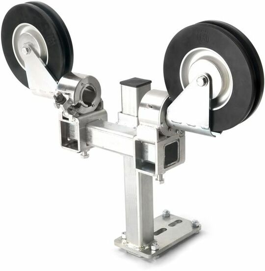 Offset pulley double, slot for Husqvarna CS 2512, CS 10 wire saw