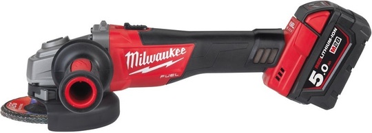 Szlifierka kątowa Milwaukee M18 CAG115X-502X (115 mm) (+ 2x akumulator 5 Ah + ładowarka + walizka)