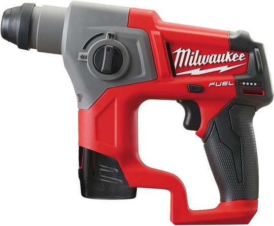 Młotowiertarka SDS-PLUS Milwaukee Fuel M12 CH-202X (+ 2x akumulator 2 Ah + ładowarka + walizka)