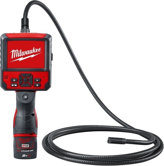 Cyfrowa kamera inspekcyjna Milwaukee M12 IC AV3-201C (+ akumulator 2 Ah + ładowarka + walizka)