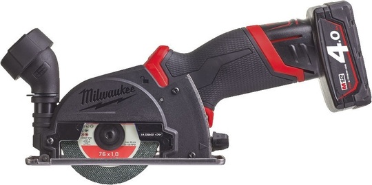 Szlifierka kątowa Milwaukee M12 FCOT-422X (+ akumulator 4 Ah i 2 Ah + ładowarka + walizka)