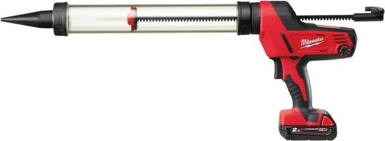 Caulk gun with tube Milwaukee C18 PCG/600T-201B