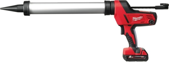 Caulk gun with tube Milwaukee C18 PCG/600A-201B