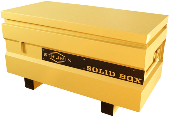 Średniej wielkości skrzynia antywłamaniowa Strumin Solid Box (żółta)