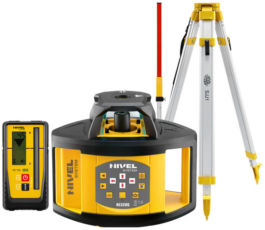 Laser level Nivel System NL520G DIGITAL (+ tripod + laser stave)