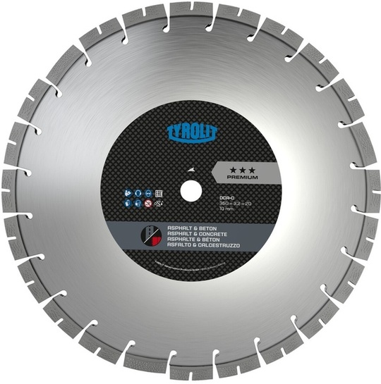 Diamond blade Tyrolit Premium DCA+C 300 x 2,6 mm (22,23 mm)