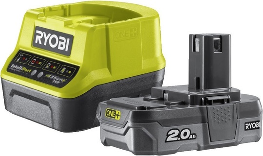 Battery 2 Ah and charger Ryobi RC18120-120