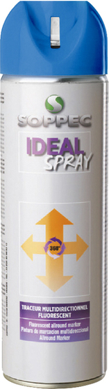 Blue spray paint Soppec IDEAL