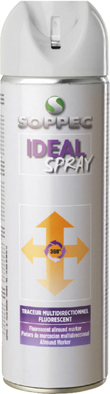 White spray paint Soppec IDEAL