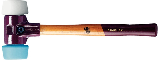 Młotek Halder Simplex EH3017 50:40 mm (miękki elastomer + superplastik)